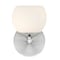 Designers Fountain Moon Breeze 5.5in 1-Light Polished Nickel Modern Indoor Wall Sconce with Etched Glass Shade D251H-WS-PN - alternate 1